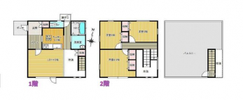 �Ԏ��}�i�̂P�ˌ��j�@3LDK