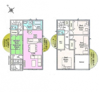 �Ԏ��}�i�̂P�ˌ��j�@4LDK