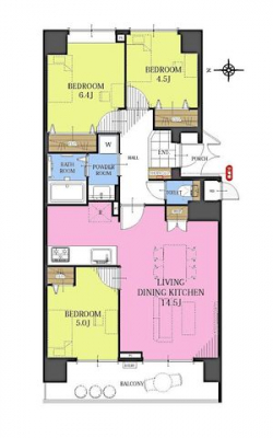 �Ԏ��}�i�̂P�}���V�����j�@3LDK