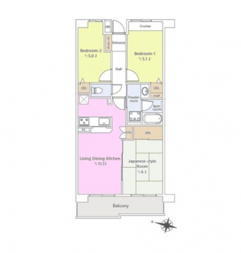 �Ԏ��}�i�̂P�}���V�����j�@3LDK