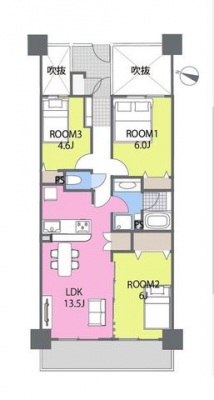 �Ԏ��}�i�̂P�}���V�����j�@3LDK