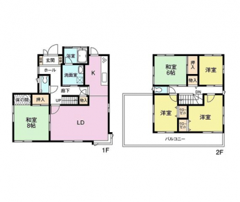 �Ԏ��}�i�̂P�ˌ��j�@5LDK