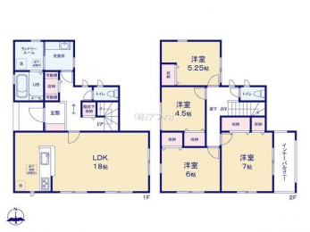 �Ԏ��}�i�̂P�ˌ��j�@4LDK