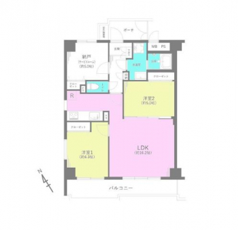 �Ԏ��}�i�̂P�}���V�����j�@2SLDK