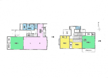 �Ԏ��}�i�̂P�ˌ��j�@4LDK