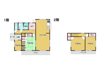 �Ԏ��}�i�̂P�ˌ��j�@4SLDK