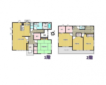 �Ԏ��}�i�̂P�ˌ��j�@4SSLDK�{WIC