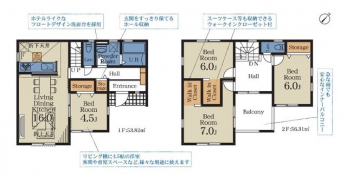 �Ԏ��}�i�̂P�ˌ��j�@4LDK