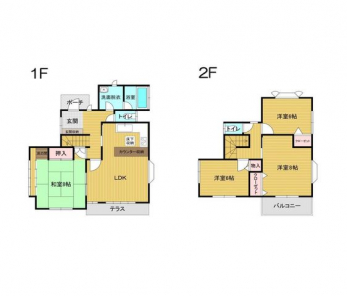 �Ԏ��}�i�̂P�ˌ��j�@4LDK