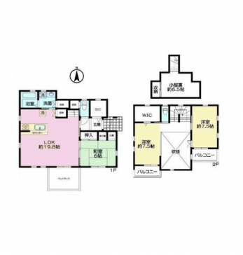 �Ԏ��}�i�̂P�ˌ��j�@3LDK�E���������[