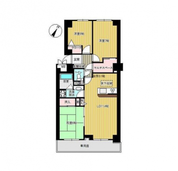 �Ԏ��}�i�̂P�}���V�����j�@3LDK