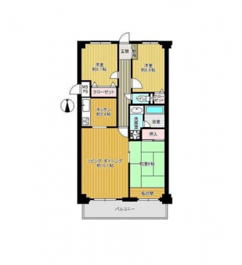 �Ԏ��}�i�̂P�}���V�����j�@3LDK