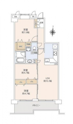�Ԏ��}�i�̂P�}���V�����j�@3LDK